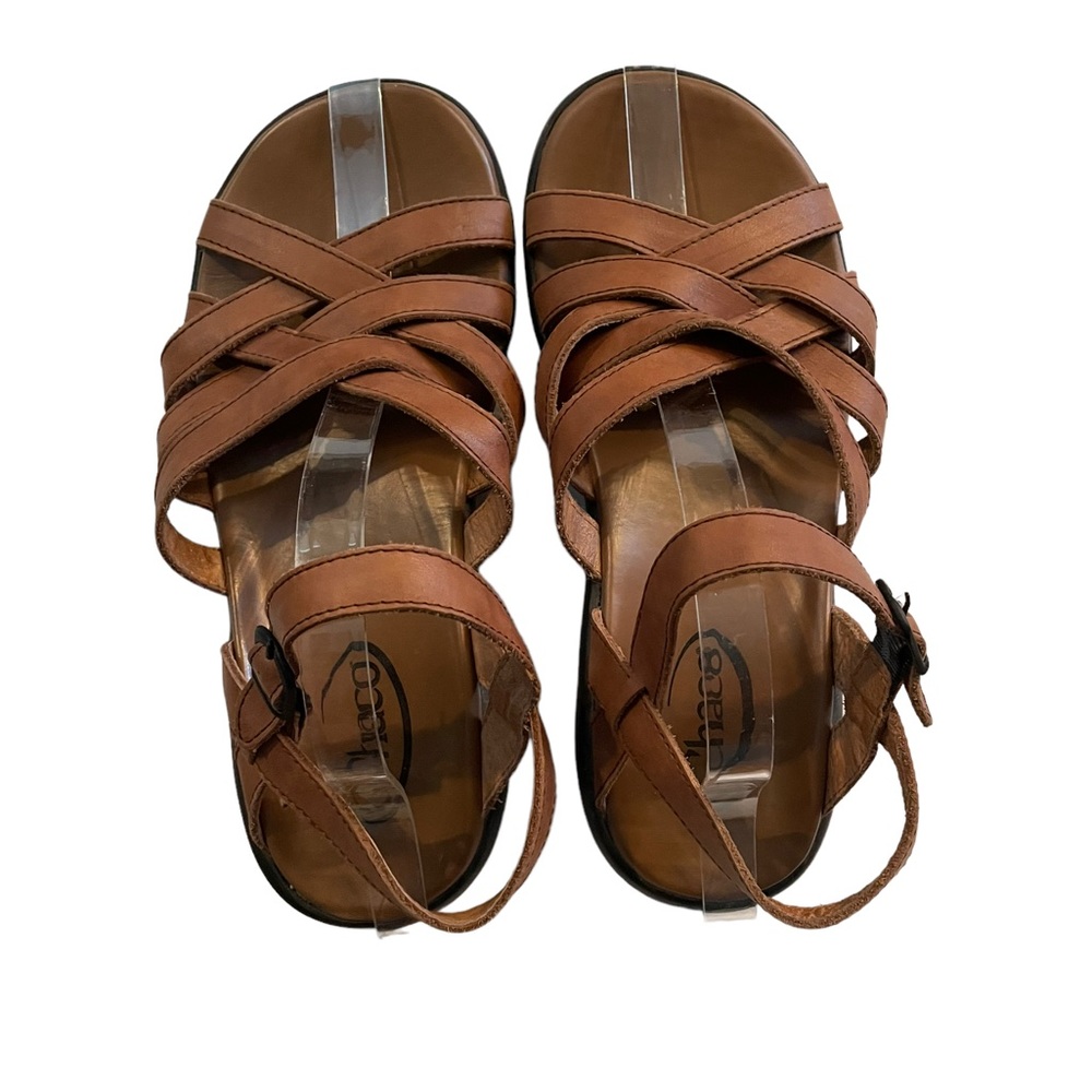 CHACO Brown Leather Sandals Women's Size 8 - Like New